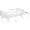 Junior Bed Conversion Kit for Hudson and Scoot Crib, White - Cribs - 3 - thumbnail
