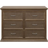 Foothill-Louis 6-Drawer Dresser, Mocha - Dressers - 1 - thumbnail
