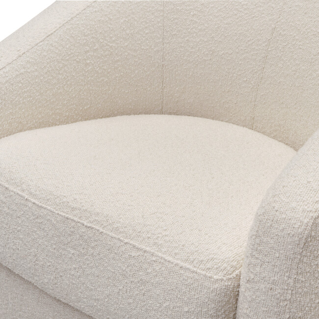Madison Swivel Glider, Ivory Boucle - Nursery Chairs - 6