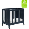 Origami Mini Crib, Navy - Cribs - 6 - thumbnail