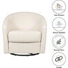 Madison Swivel Glider, Eco-Performance Fabric, Natural Eco-Twill - Nursery Chairs - 4