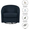 Madison Swivel Glider, Eco-Performance Fabric, Navy Eco-Twill - Nursery Chairs - 4 - thumbnail