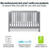 Colby 4-in-1 Low-profile Convertible Crib, Grey - Cribs - 10