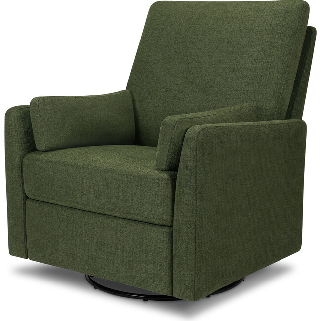 Ethan Swivel Recliner, Forest Green