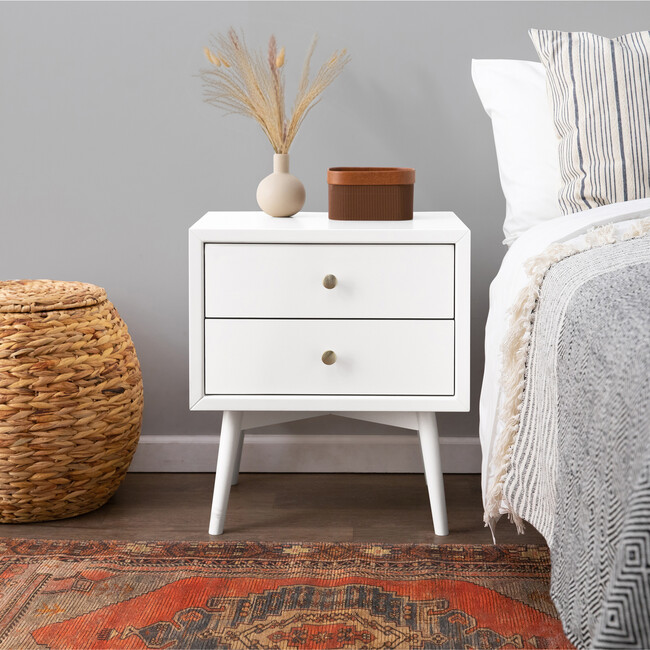 Palma Nightstand Assembled in Warm White - Nightstands - 2