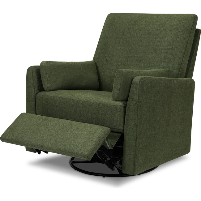 Ethan Swivel Recliner, Forest Green