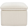 Cali Storage Ottoman,  Boucle Ivory Boucle - Ottomans - 7