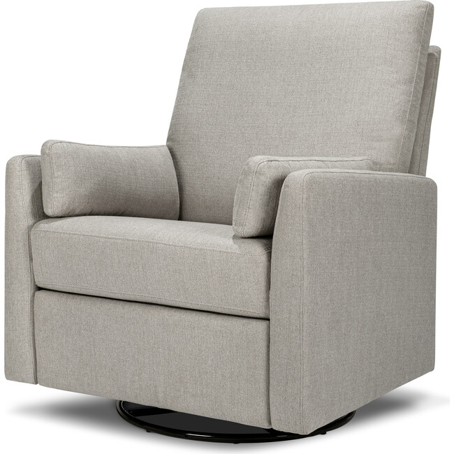 Ethan Swivel Recliner, Grey Linen
