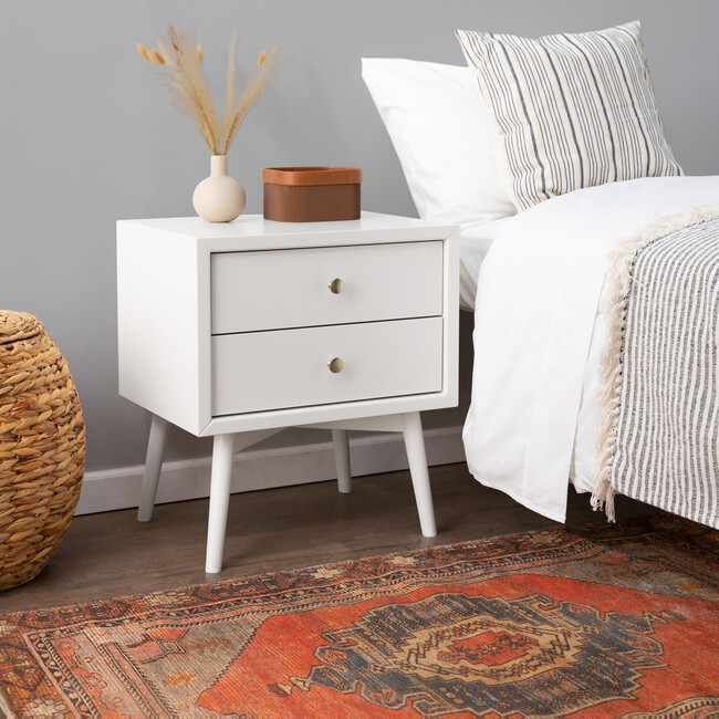 Palma Nightstand Assembled in Warm White - Nightstands - 3