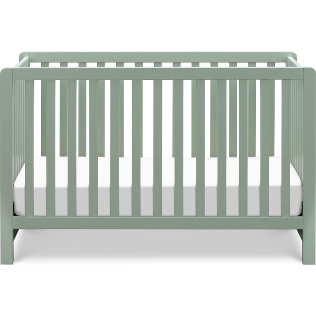 Colby 4-In-1 Low-Profile Convertible Crib, Light Sage - Cribs - 4