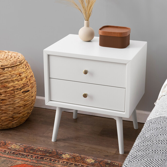 Palma Nightstand Assembled in Warm White - Nightstands - 4