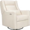 Kiwi Plus Power Recliner and Swivel Glider with Power Adjustable Headrest and USB Port in Performance Ivory Boucle - Glider - 1 - thumbnail