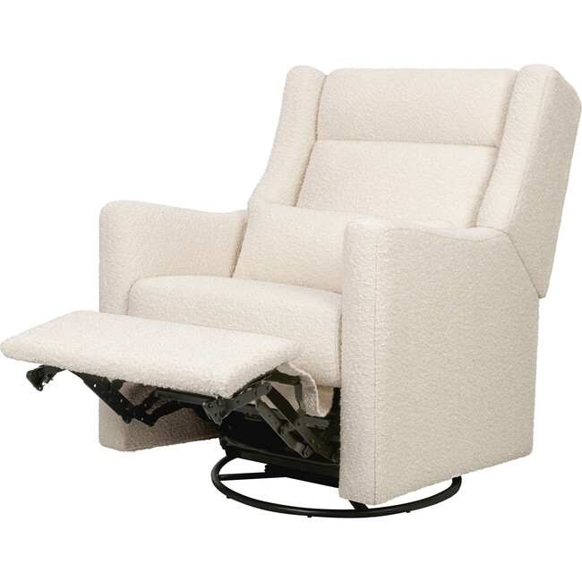 Kiwi Plus Power Recliner and Swivel Glider with Power Adjustable Headrest and USB Port in Performance Ivory Boucle