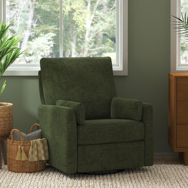 Ethan Swivel Recliner, Forest Green - Glider - 6