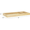 Universal Wide Removable Changing Tray, Natural - Changing Tables - 5