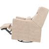 Kiwi Plus Power Recliner and Swivel Glider with Power Adjustable Headrest and USB Port in Chai Shearling - Glider - 2