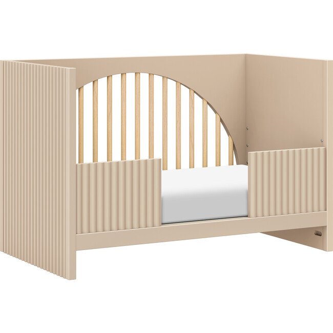 Moab 3-in-1 Convertible Crib in Taupe / Ash - Cribs - 4