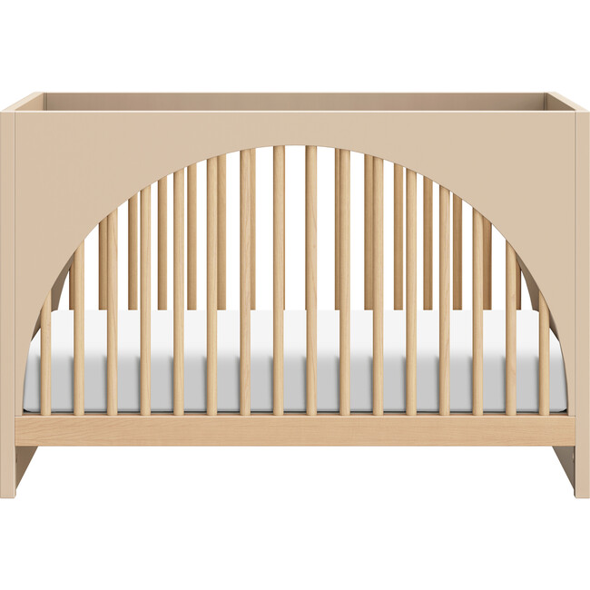 Moab 3-in-1 Convertible Crib in Taupe / Ash - Cribs - 5