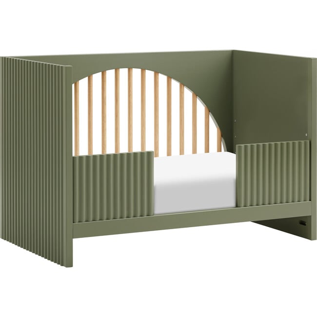 Moab 3-in-1 Convertible Crib in Olive / Ash - Cribs - 4