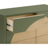 Moab 6-Drawer Assembled Dresser in Olive / Ash - Dressers - 5