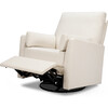 Ethan Swivel Recliner, Cream Linen - Nursery Chairs - 7 - thumbnail