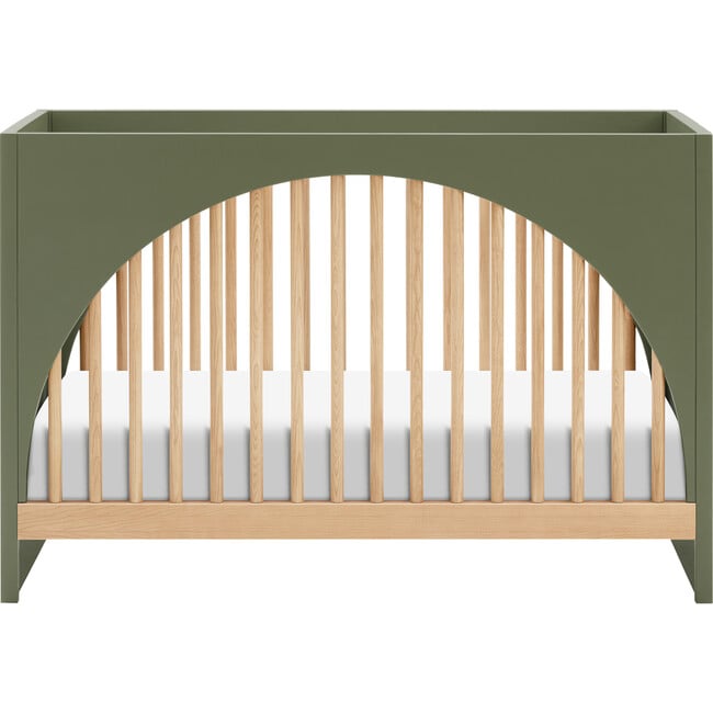 Moab 3-in-1 Convertible Crib in Olive / Ash - Cribs - 5