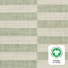 All-Stages GOTS Certified Organic Muslin Cotton Bassinet Sheet, Moss Stripe - Crib Sheets - 2 - thumbnail