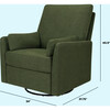 Ethan Swivel Recliner, Forest Green - Glider - 9