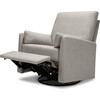 Ethan Swivel Recliner, Grey Linen - Nursery Chairs - 8