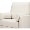 Ethan Swivel Recliner, Cream Linen - Nursery Chairs - 9 - thumbnail