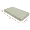 GOTS Certified Organic Muslin Cotton Crib Sheet, Moss Stripe - Crib Sheets - 6 - thumbnail