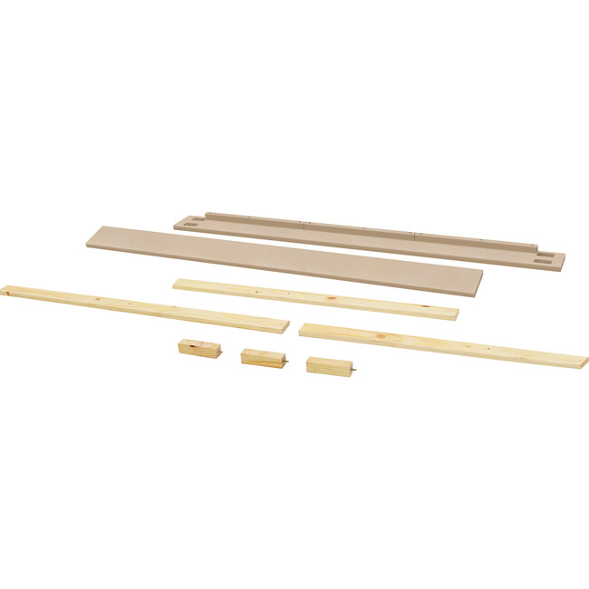 Full Size Bed Conversion Kit in Taupe