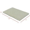 All-Stages GOTS Certified Organic Muslin Cotton Bassinet Sheet, Moss Stripe - Crib Sheets - 6 - thumbnail