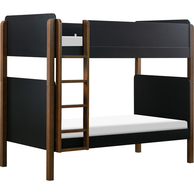 Tiptoe Bunk Bed, Black & Natural Walnut