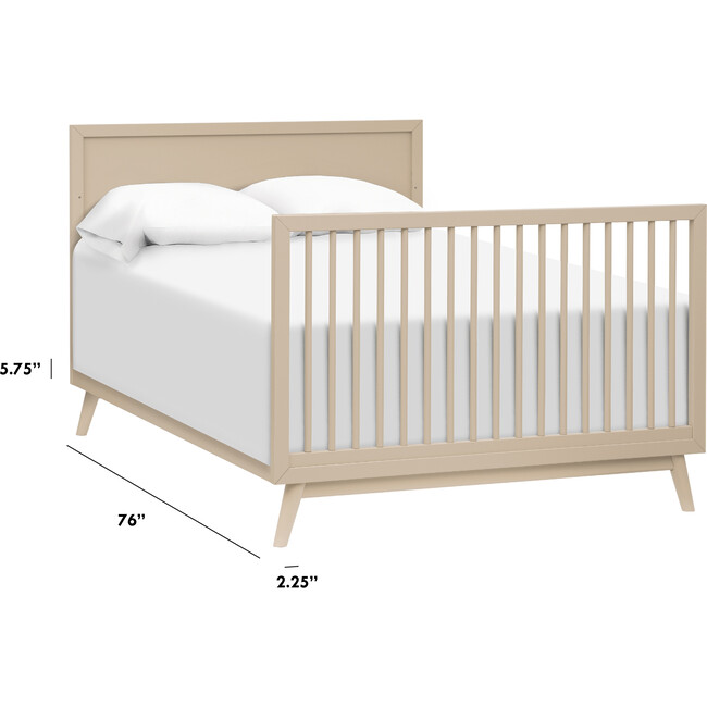 Full Size Bed Conversion Kit in Taupe