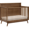 Palma 4-In-1 Convertible Crib With Toddler Bed Conversion Kit, Natural Walnut - Cribs - 1 - thumbnail
