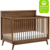 Palma 4-In-1 Convertible Crib With Toddler Bed Conversion Kit, Natural Walnut - Cribs - 2