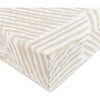 Organic Muslin Cotton Quilted Changing Pad Cover, Oat Stripe - Changing Pads - 2 - thumbnail
