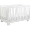Modo 3-In-1 Convertible Crib with Toddler Bed Conversion Kit, White - Cribs - 1 - thumbnail