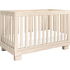 Modo 3-In-1 Convertible Crib & Toddler Bed Conversion Kit, Washed Natural - Cribs - 1 - thumbnail