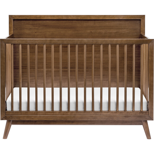 Palma 4-In-1 Convertible Crib With Toddler Bed Conversion Kit, Natural Walnut - Cribs - 3