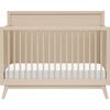 Palma 4-In-1 Convertible Crib With Toddler Bed Conversion Kit, Taupe - Cribs - 4 - thumbnail