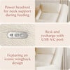 Kiwi Plus Power Recliner and Swivel Glider with Power Adjustable Headrest and USB Port in Performance Ivory Boucle - Glider - 12 - thumbnail