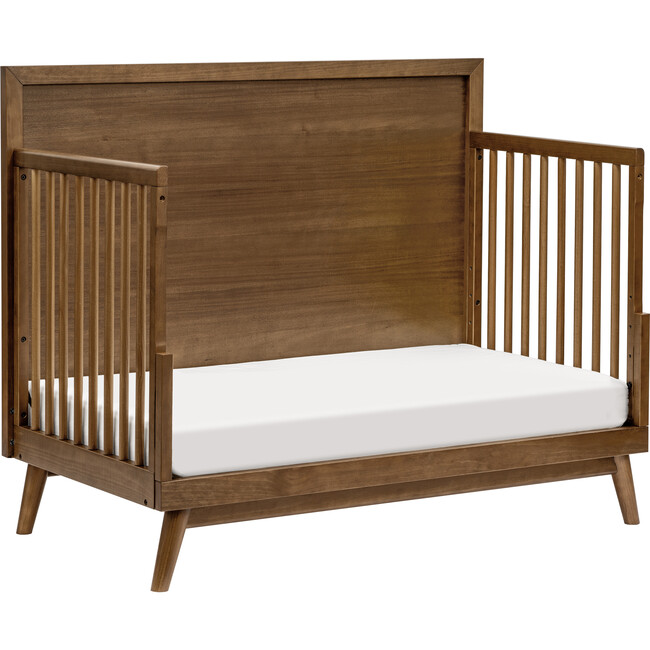 Palma 4-In-1 Convertible Crib With Toddler Bed Conversion Kit, Natural Walnut - Cribs - 5