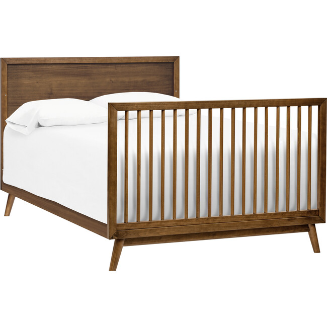 Palma 4-In-1 Convertible Crib With Toddler Bed Conversion Kit, Natural Walnut - Cribs - 6