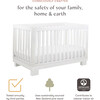 Modo 3-In-1 Convertible Crib with Toddler Bed Conversion Kit, White - Cribs - 5
