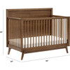 Palma 4-In-1 Convertible Crib With Toddler Bed Conversion Kit, Natural Walnut - Cribs - 7