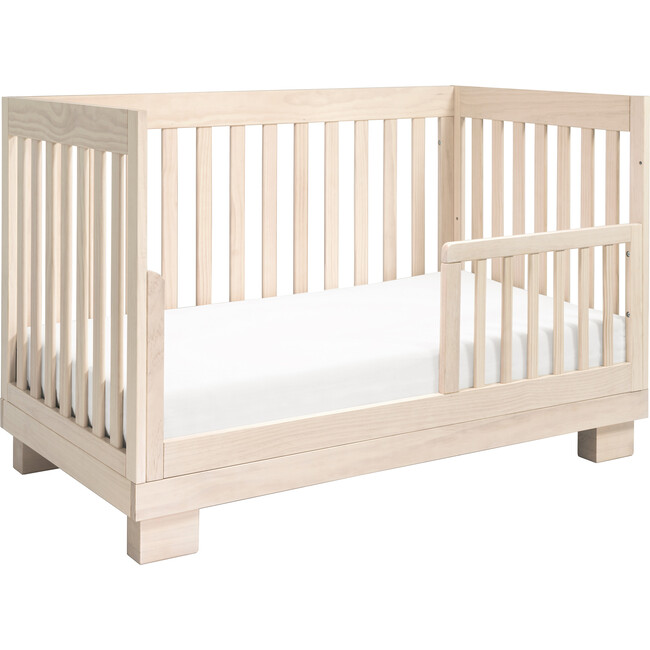 Modo 3-In-1 Convertible Crib & Toddler Bed Conversion Kit, Washed Natural - Cribs - 6