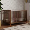 Gelato 4-in-1 Convertible Crib with Toddler Bed Conversion Kit, Natural Walnut & Gold Feet - Cribs - 2 - thumbnail