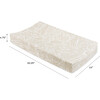 Organic Muslin Cotton Quilted Changing Pad Cover, Oat Stripe - Changing Pads - 5 - thumbnail
